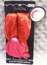 Packed Party Headband Girls Pink Red Satin NEW