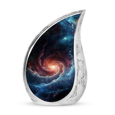 Galaxy Urn - Mini Decorative Urns - Teardrop Urn For Human Ashes