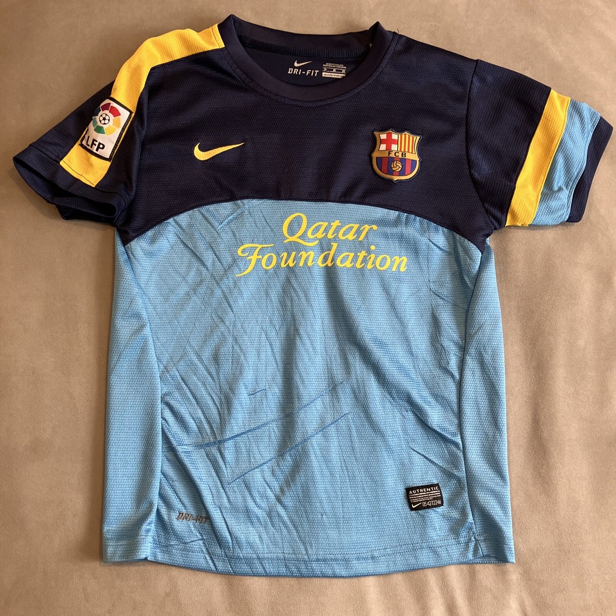 Rare - NIKE - David Villa - #7 - FC Barcelona - Jersey - Youth
