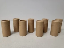 8 Kraft Paper Cosmetic Push-Up Tubes by GreenWay Containers - 1.25 oz/ 35 g