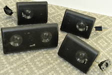  Lot of 4 - OLIN ROSS Outdoor Speakers Center  3 Surround - Black