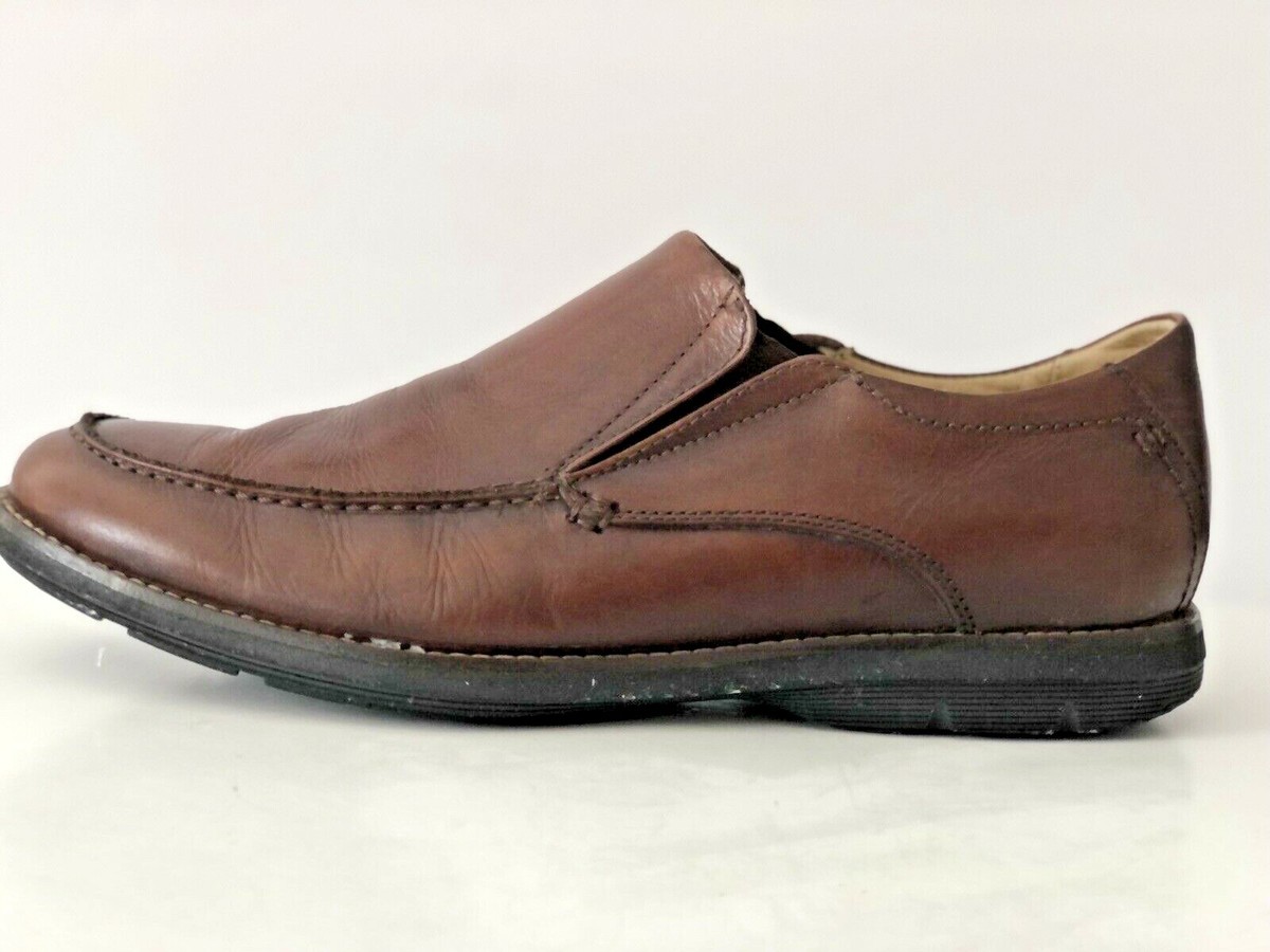 American Classic by DeLaRentis Men's M Brown Slip On Shoe Brazil