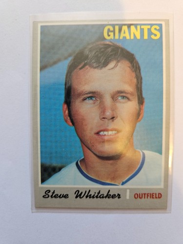 1970 TOPPS STEVE WHITAKER #496 NM COMBINED SHIPPING - 第 1/2 張圖片