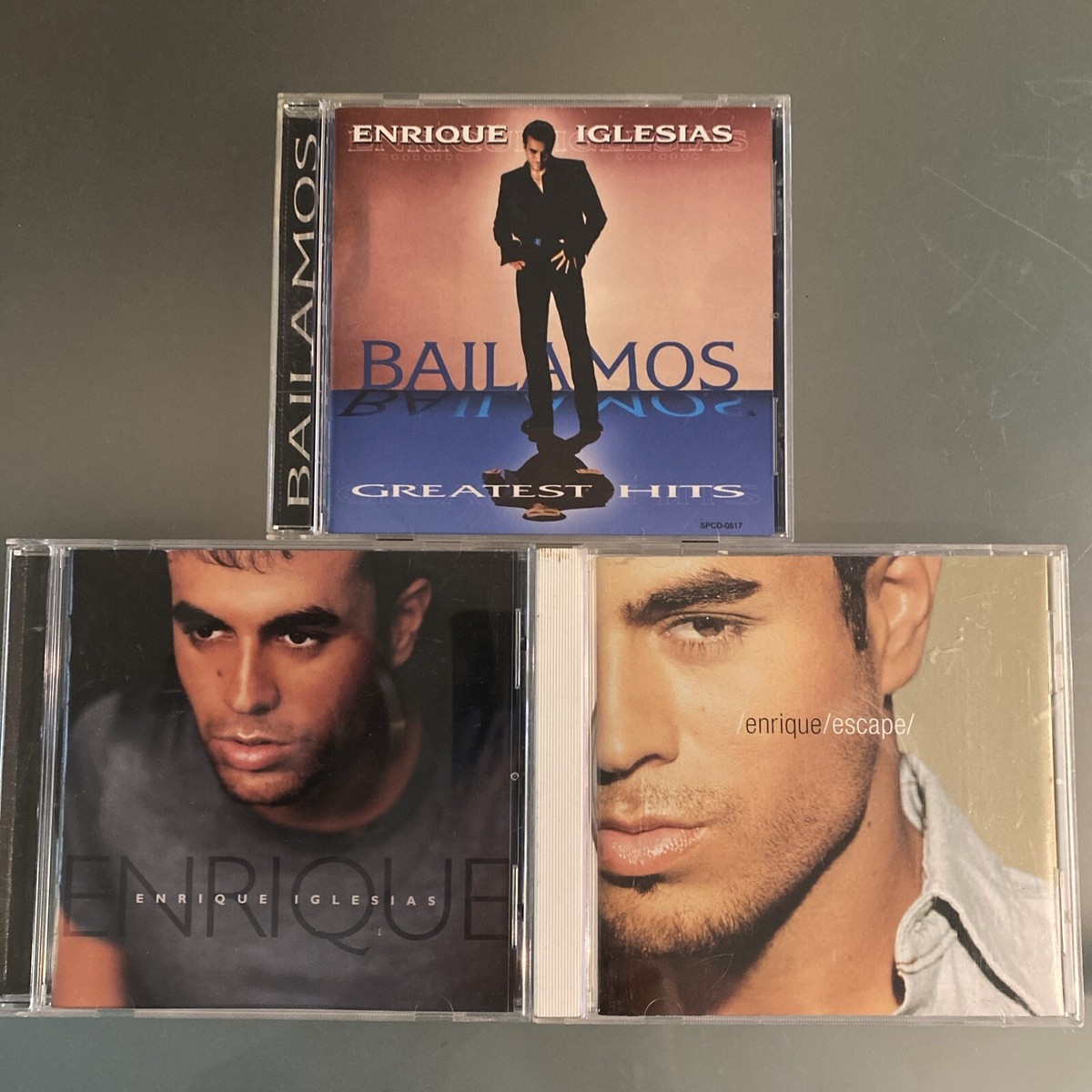 Enrique Iglesias 3 💿 LOT: Bailamos Greatest Hits, Escape, Self