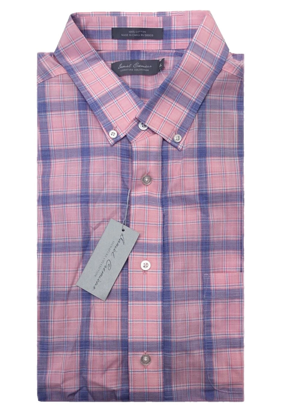 Daniel Cremieux Short Sleeve Classic Casual Button-Down Shirts for Men