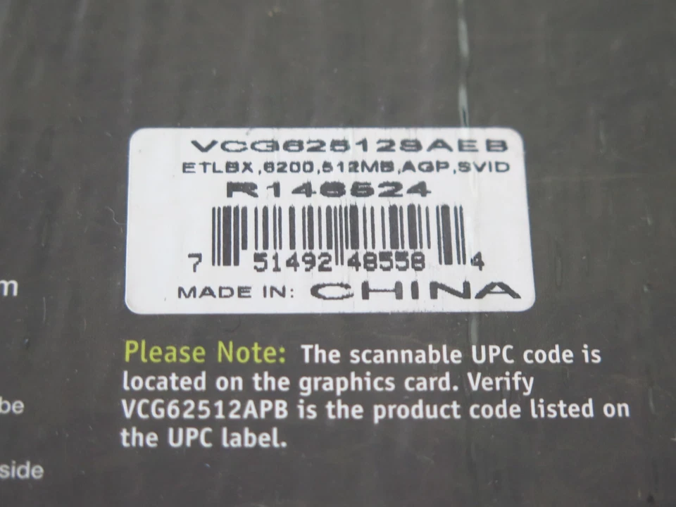 PNY GeForce 6200 512MB 8x 4x AGP Video Graphics Card VCG62512SAEB VCG62512APB - Image 3 of 4