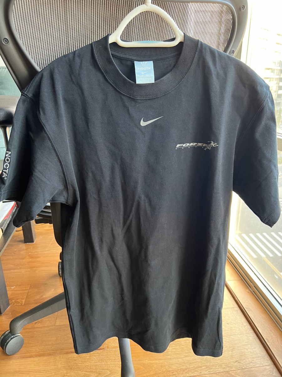 Nike NOCTA Drake Black Running T Shirt Forza Nocta - Size XS