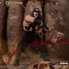 PREORDER JANUARY 2026 CONAN BARBARIAN FIGURINE CONAN WAR PAINT 1/12 MEZCO