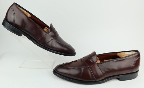 Allen Edmonds Westchester Full Strap Loafers / Burgundy Shell Cordovan / 13 D - Picture 2 of 15