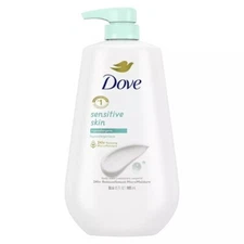 Dove Body Wash with Pump Sensitive Skin Hypoallergenic, Paraben-Free, Sulfate-Fr