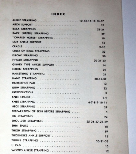 Taping Athletes Yale University Fred Driscoll Strapping Athletes Pamphlets - Picture 8 of 9