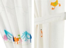 NEW Pair of Curtains Barnslig Kids Window 2 Panels 47 x 98" Children Zoo Animals