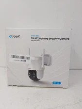 Iegeek 2K Solar Wireless Outdoor Security Camera, 360° PTZ, Color Night Vision