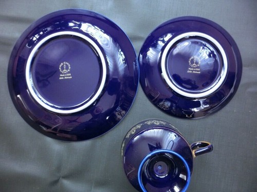 Sammeltassengedeck Sammelgedeck, Made in GDR echt Kobalt Tasse Teller - Bild 3 von 5