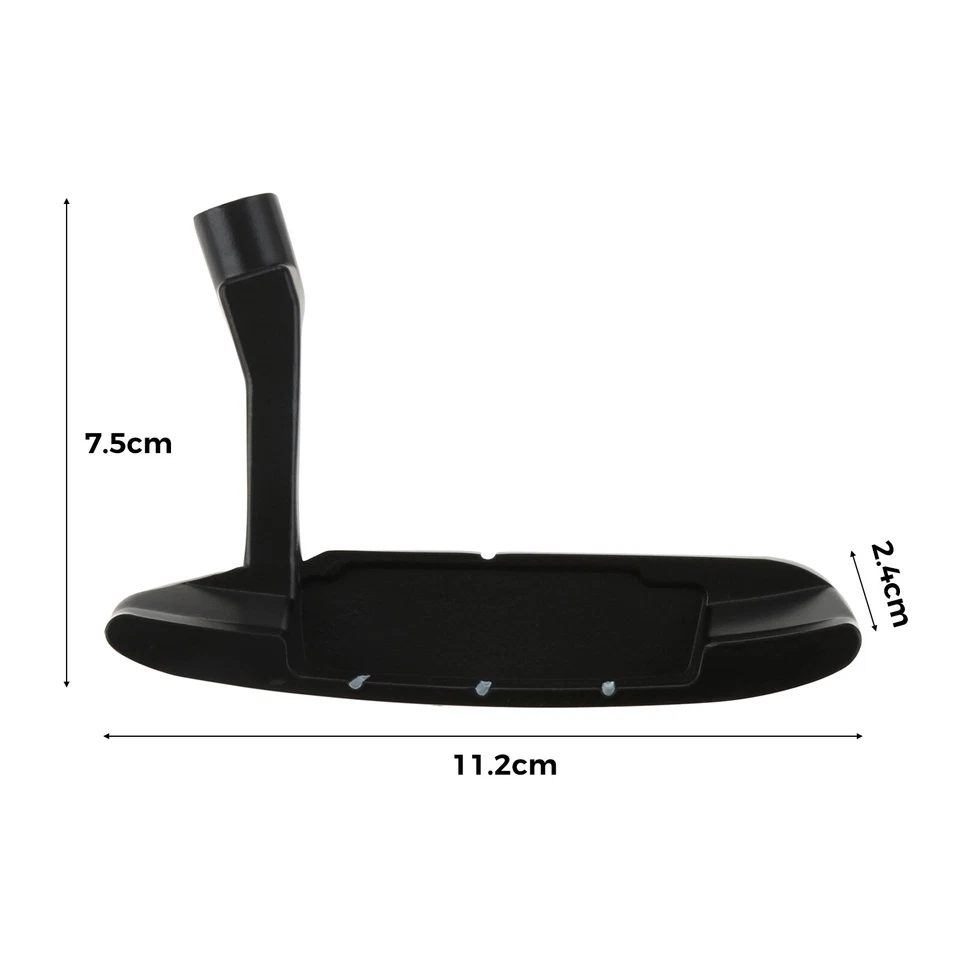 Golf Club Putter Head Single Right Head Zinc Alloy for Starter Universal Replace - Image 3 of 4