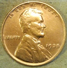 1935 American Cent Lovely Circulated Brown Lincoln Wheat Philadelphia Mint Penny