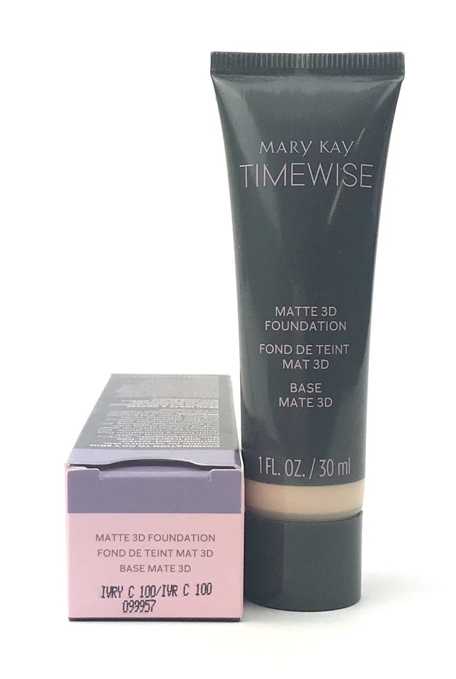 MARY KAY TIMEWISE MATTE 3D FOUNDATION~YOU CHOOSE SHADE~IVORY~BEIGE~BRONZE~NIB! - Image 3 of 4
