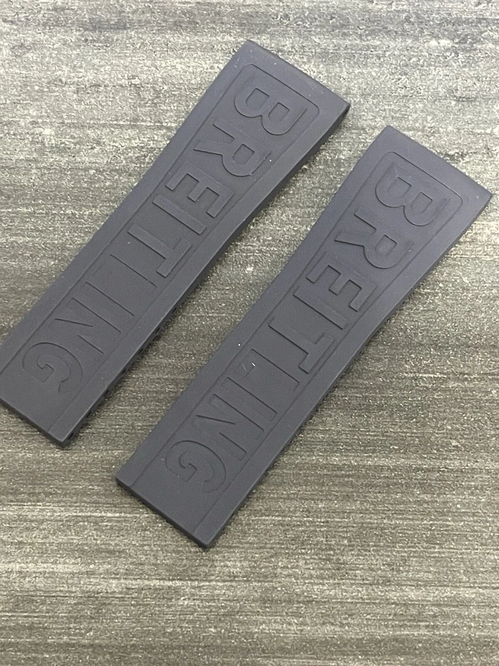 Breitling Navy Blue Diver Pro III Rubber Strap for Deployment 24-20 MM - Image 3 of 3