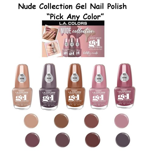 La Colors Nude Collection No Uv Light Gel Nail Polish Neutral Color Pick Any Ebay