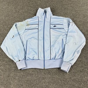 blue nike windbreaker womens