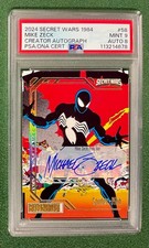 Spider-Man 2024 Secret Wars 1984 Mike Zeck Creator Autograph #58 PSA 9 POP 1