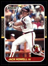 Jack Howell 1987 Donruss #305 Angels MLB READ FREE SHIPPING AutographDen