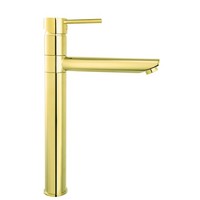 Wasserhahn Bad Waschtischarmatur Mischbatterie Waschbecken Armatur Gold Hoch