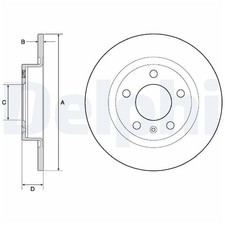 2x Bremsscheibe hinten für Opel Adam M13 Corsa D S07 E X15 | 26205184