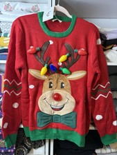 Christmas Ugly Sweater With Lights