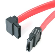StarTech.com SATA to Left Angle SATA Serial ATA Cable - SATA cable - Serial ATA 