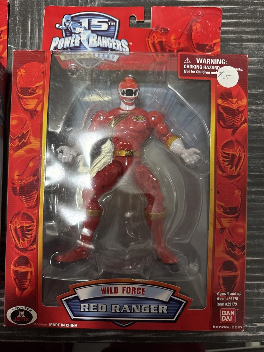 15Th Anniversary Power Ranger Red Ranger Set | eBay