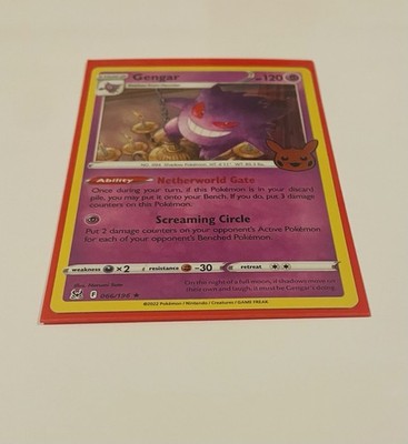 Gengar Holo Rare 066/196 Trick or Trade Booster 2023 120 HP