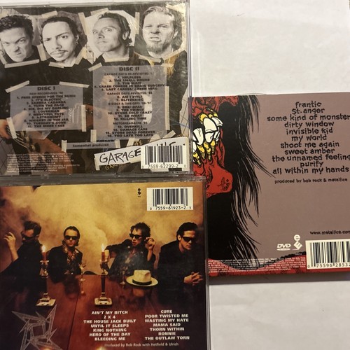 Metallica CD Lot 3 Total CD’s Ships Super Fast - Imagen 2 de 2