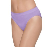 NWT Wacoal LG 3pr B Smooth Hi Cut Brief Panty 834175 Lavender 130756