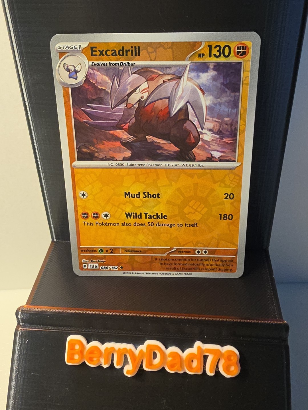 Excadrill 086/162 SV05: Temporal Forces Reverse Holo Pokémon TCG NM