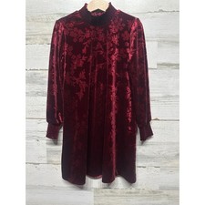 Matilda Jane Girls Size 6 Just Imagine Velvet Burnout Dress VGUC