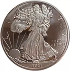 2021 1 Ounce OZ 999 Fine Solid USA American Liberty Eagle Coin Titanium Precious