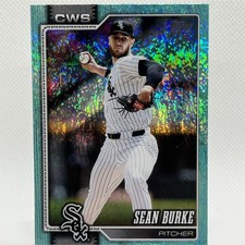 Topps 2026 series 1 Aqua Sandglitter Sean Burke Chicago White Sox #137