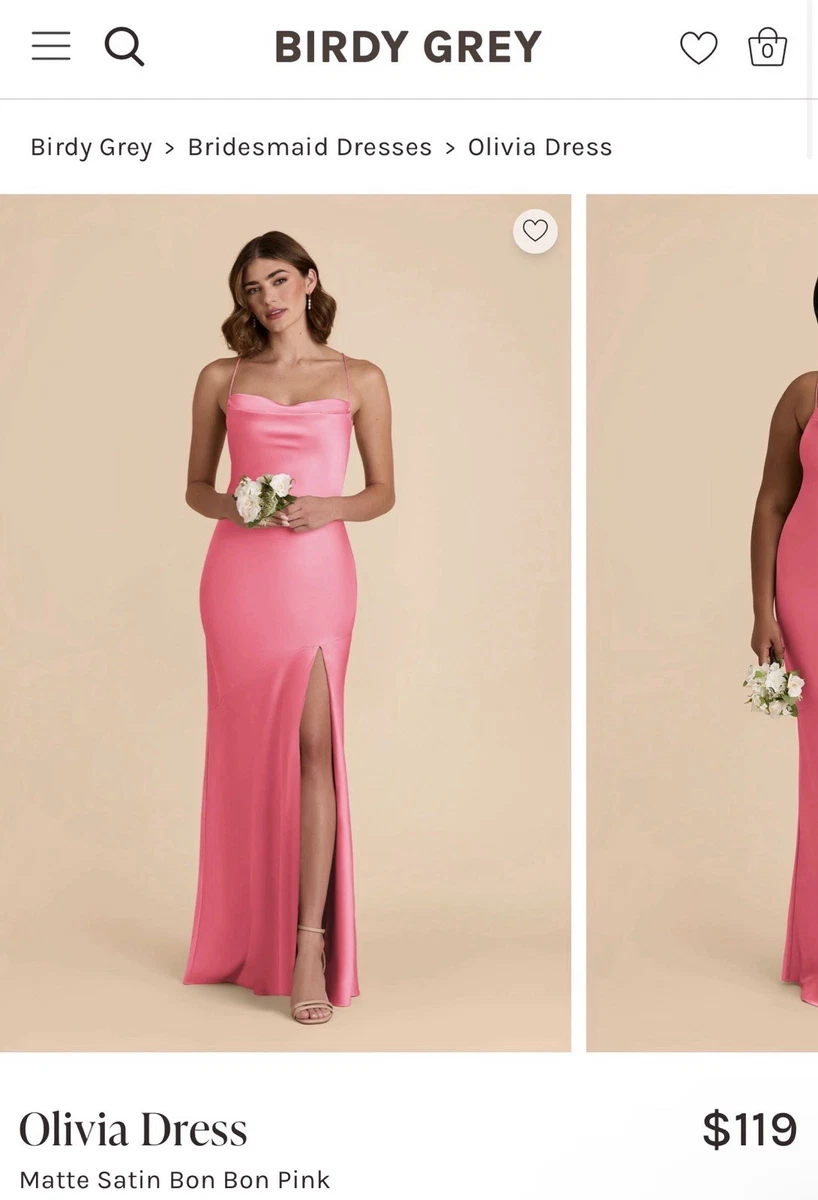 Pink Bridesmaid Dresses for sale | eBay