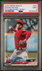 SHOHEI OHTANI 2018 TOPPS UPDATE PITCH RED JERSEY RC #US1 PSA 9 MINT! DODGERS MLB