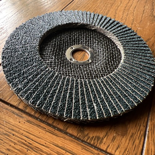 Power Disk 7" X 7/8" Abrasivo Rettifica Flap Disc 36 Grana 8.600Rpm Parts Master - Foto 8 di 11