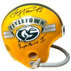 Paul Hornung Green Bay Packers Titletown Autographed Riddell Mini Helmet