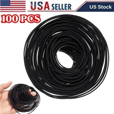 100 PCS Square Rubber Drive Belt Replacement For Cassette Player Recorder Repair