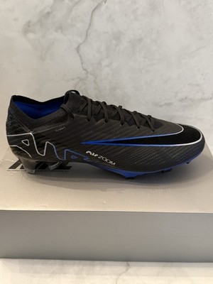 Nike Zoom Vapor 15 Elite FG Soccer Cleats Black Royal DJ4978-040 Men's Size 10