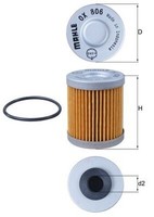 ÖLfilter Mahle OX 806D Filtereinsatz FüR Enduro Duke Supermoto KTM Hard 41,5Mm