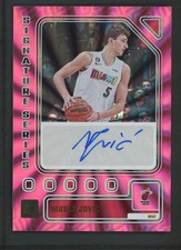 2023-24 NIKOLA JOVIC 14/20 AUTO PANINI DONRUSS SIGNATURE SERIES LASER PINK