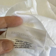 Eastern Accents King Pillowcase White De Medici