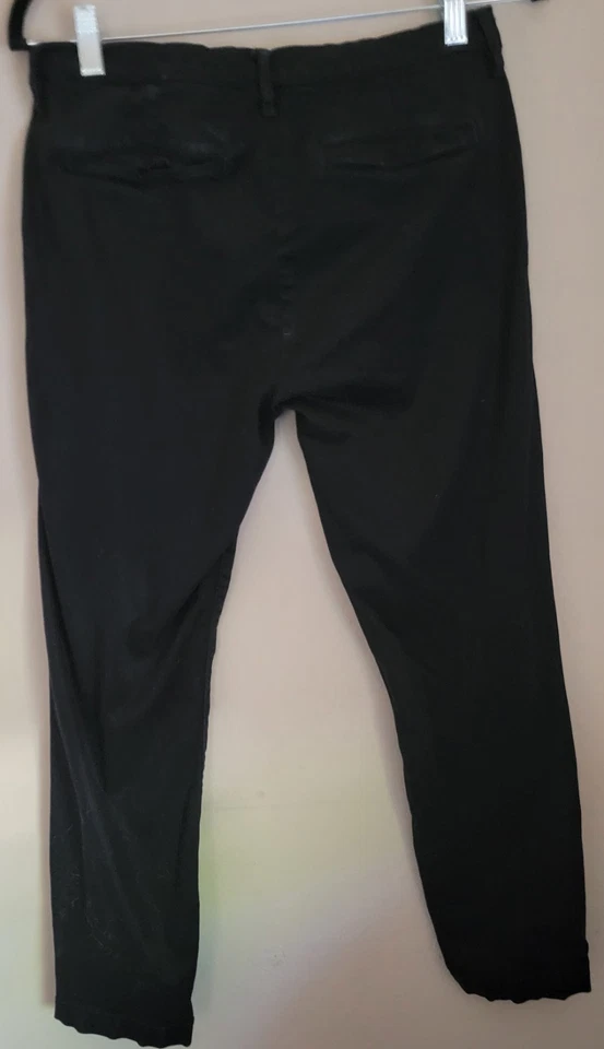 Nautica Womens Pants 4/27 Black Tencel Ankle Trouser Mid Rise Work or Casual - Image 4 of 4