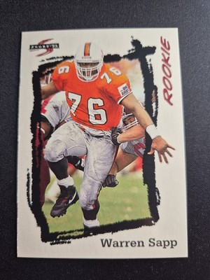 1995 Score Rookie #267 Warren Sapp RC Tampa Bay Buccaneers NFL Football Card HOF