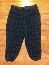 Vintage Madeline 100 Wool Plaid Tartan Pants Made in Germany Size M
